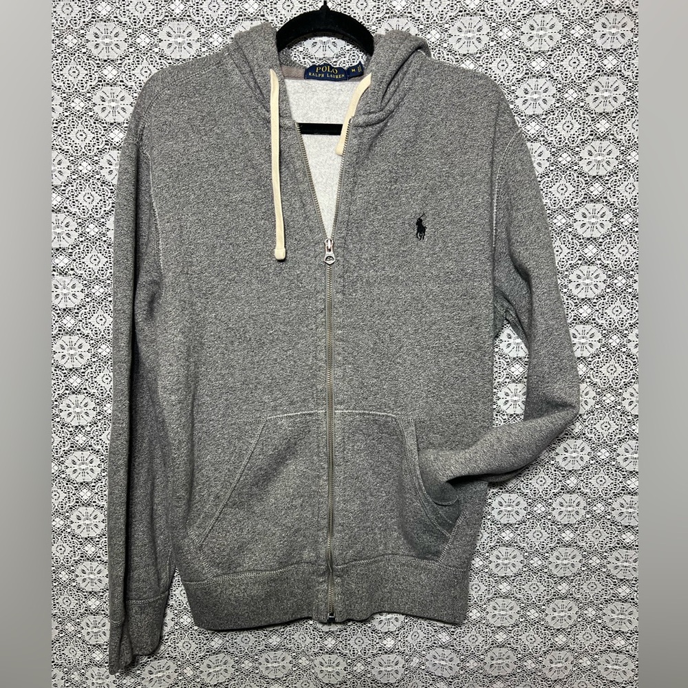 Polo zip up hoodie